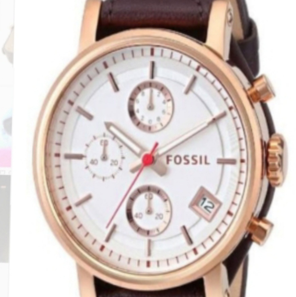 Fossil Leather Band Watch